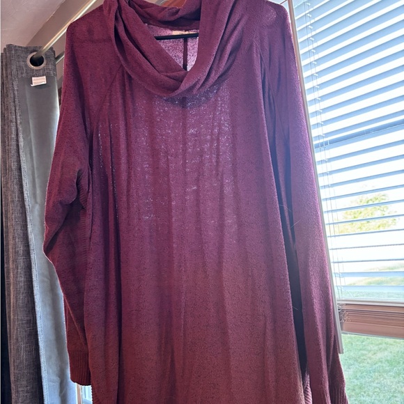 Maurices Deep Red Knit Sweater - Picture 1 of 3